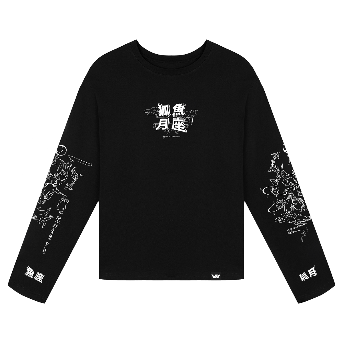 Лонгслив Кицунэ и кои